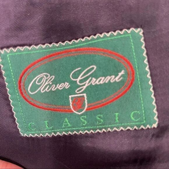 Oliver Grant Classic Fit Blazer Suit Jacket Navy Blue Size 60 - Picture 2 of 4